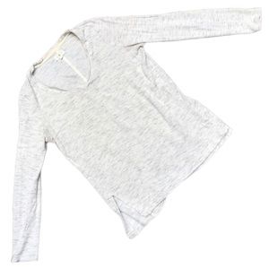 Lou & Grey | White and Grey Striped Long Sleeve